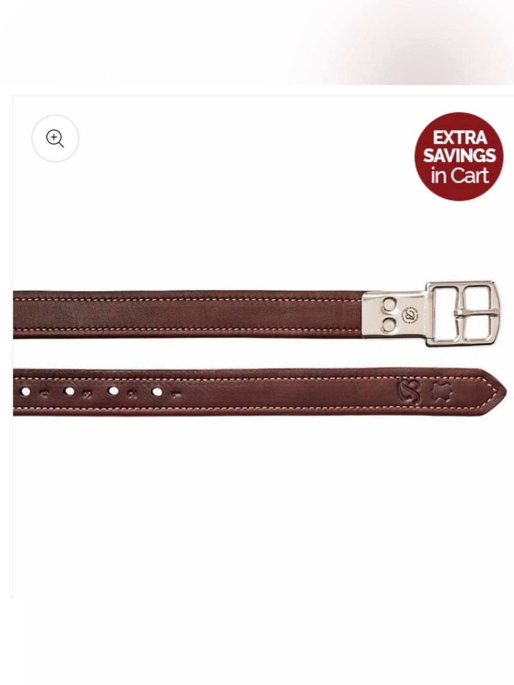 Bates Australia genuine leather Stirrup Leather Luxe 54” Dark brown equestrian 1